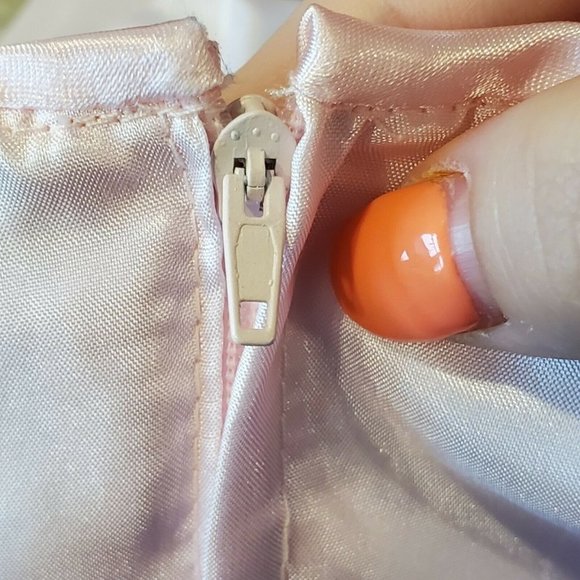 Girls Circle Pageant Party Dress Light Pink Lace‎ - Picture 8 of 11